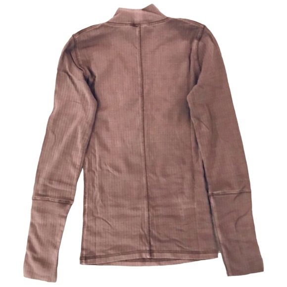 Free People The Rickie Top XS Coyote Intimately Free People Mock Neck - Picture 2 of 10